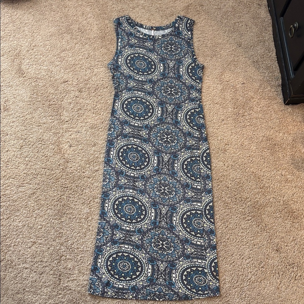 Free People Love From London Midi Boho Tank Dress XS